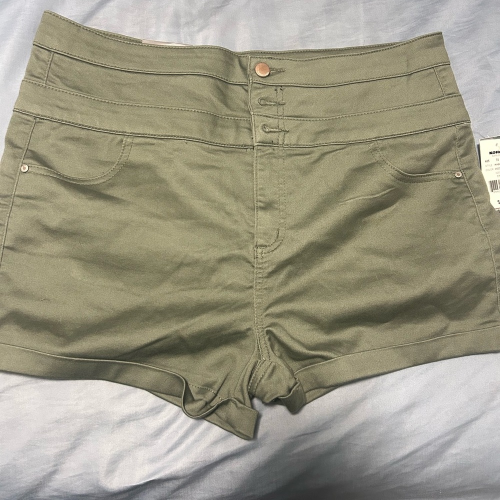 Kohl's High Waist Olive Shorts
